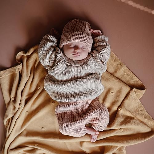 Miniatura 3 de mushie Sábana pequeña elástica y suave para cuna, ajustable de 24 x 38 pulgadas (natural)