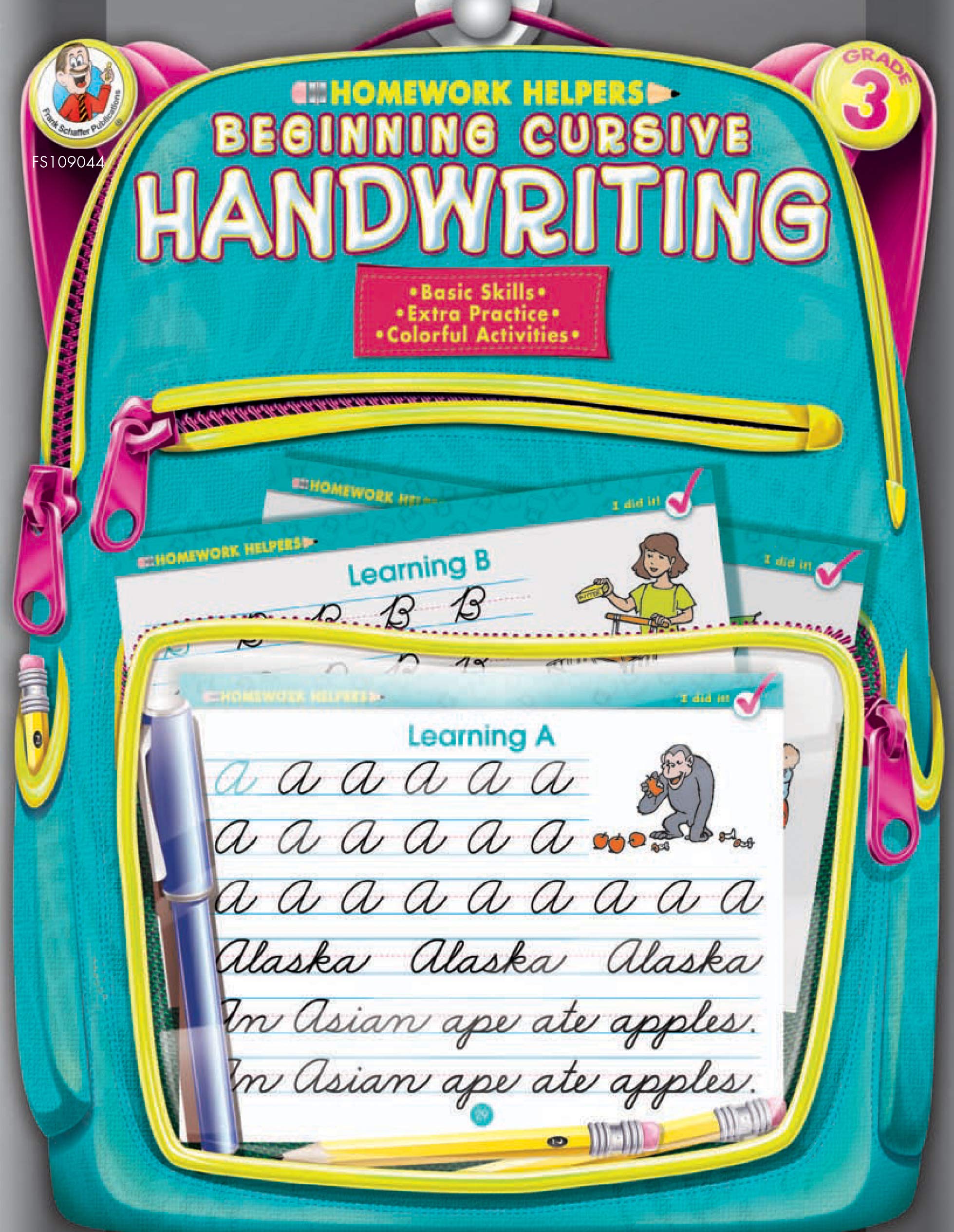 BRCH Beginning Cursive Handwriting Cuaderno de Tareas para Aprender Letra Ligada