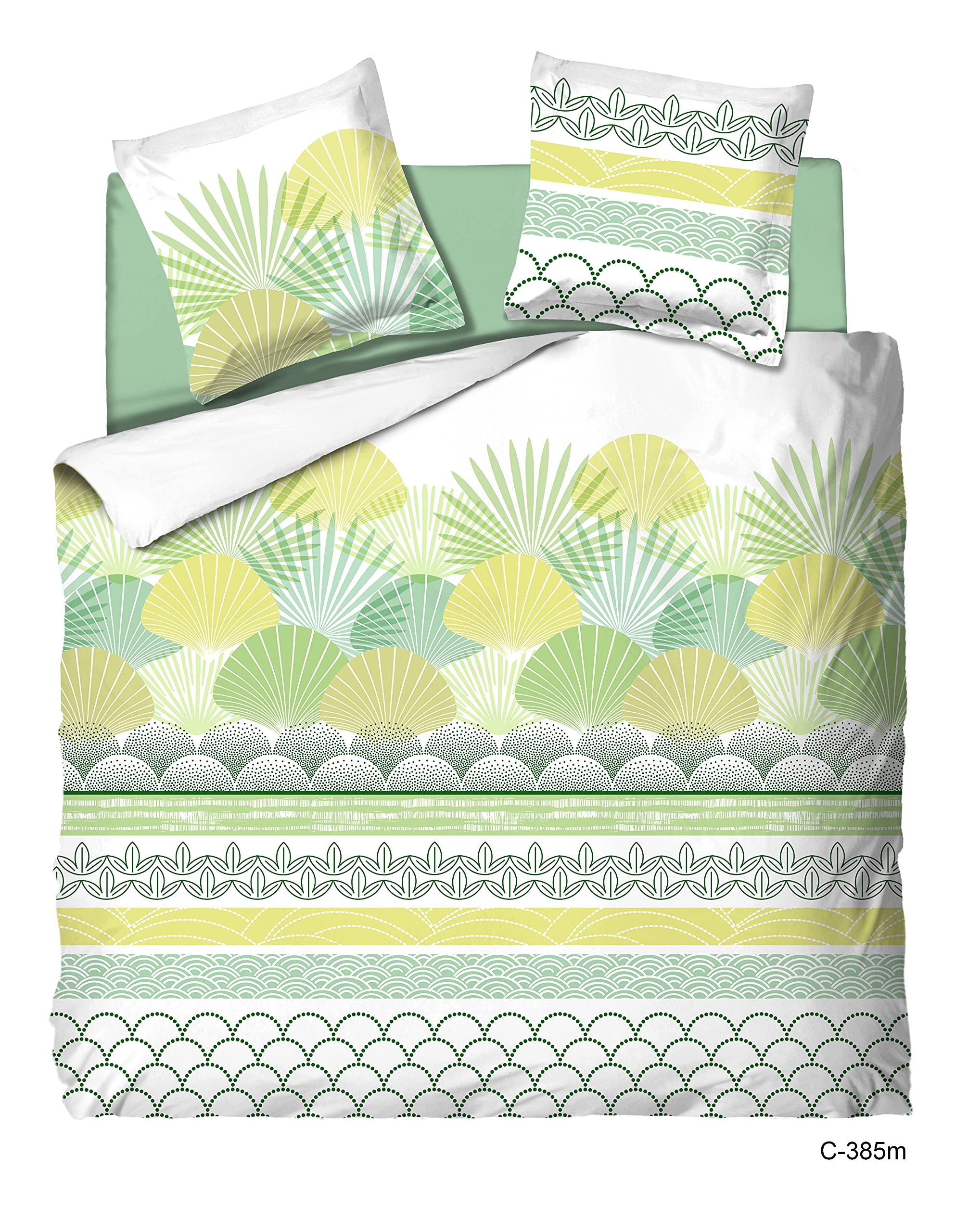 Douceur de nuits 1700/HC4 shell agevert duvet cover, 100% cotton, 57 threads