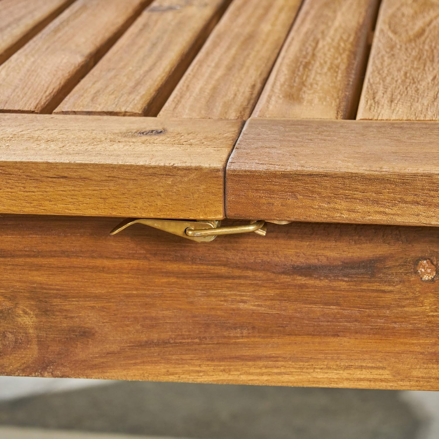 Christopher Knight Home Eric Outdoor Expandable Acacia Wood Dining Table, Natural Finish