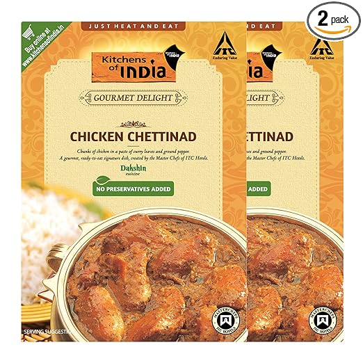 Kitchens of India Combo Pack - Chicken Chettinad, 2 x 285g