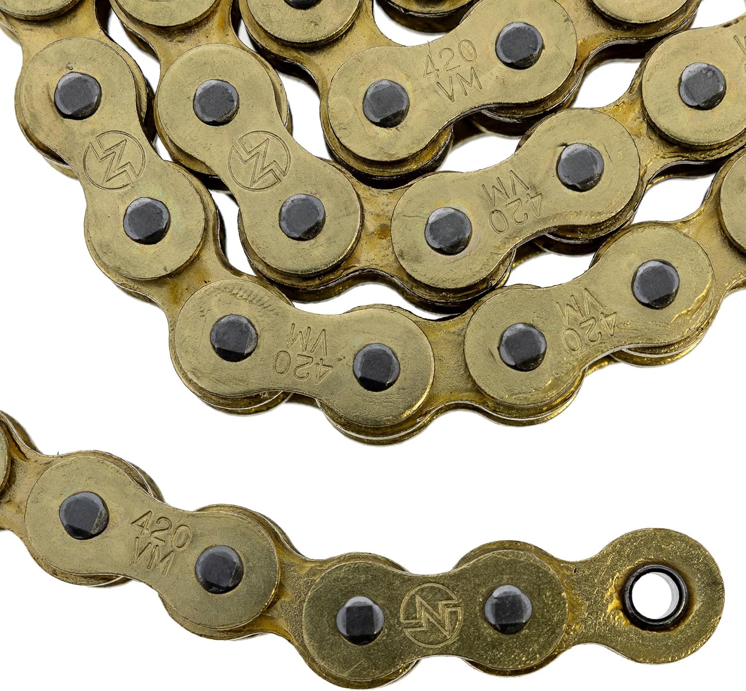 NICHE Drive Sprocket Chain Combo for Honda Grom 125 Front 15 Rear 34 Tooth 420 X-Ring 106 Links