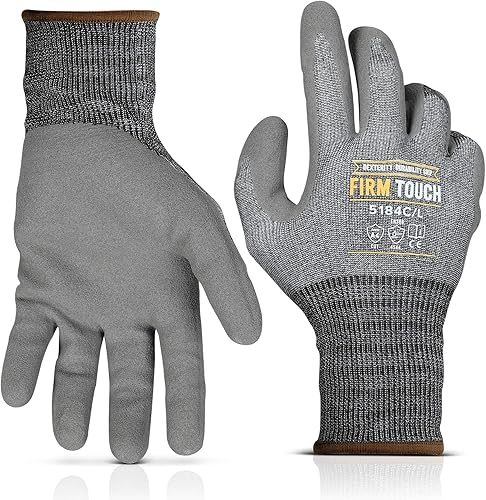 Glove Station Pantalla táctil de alta destreza recubierta de palma de agarre extra resistente a cortes para uso general