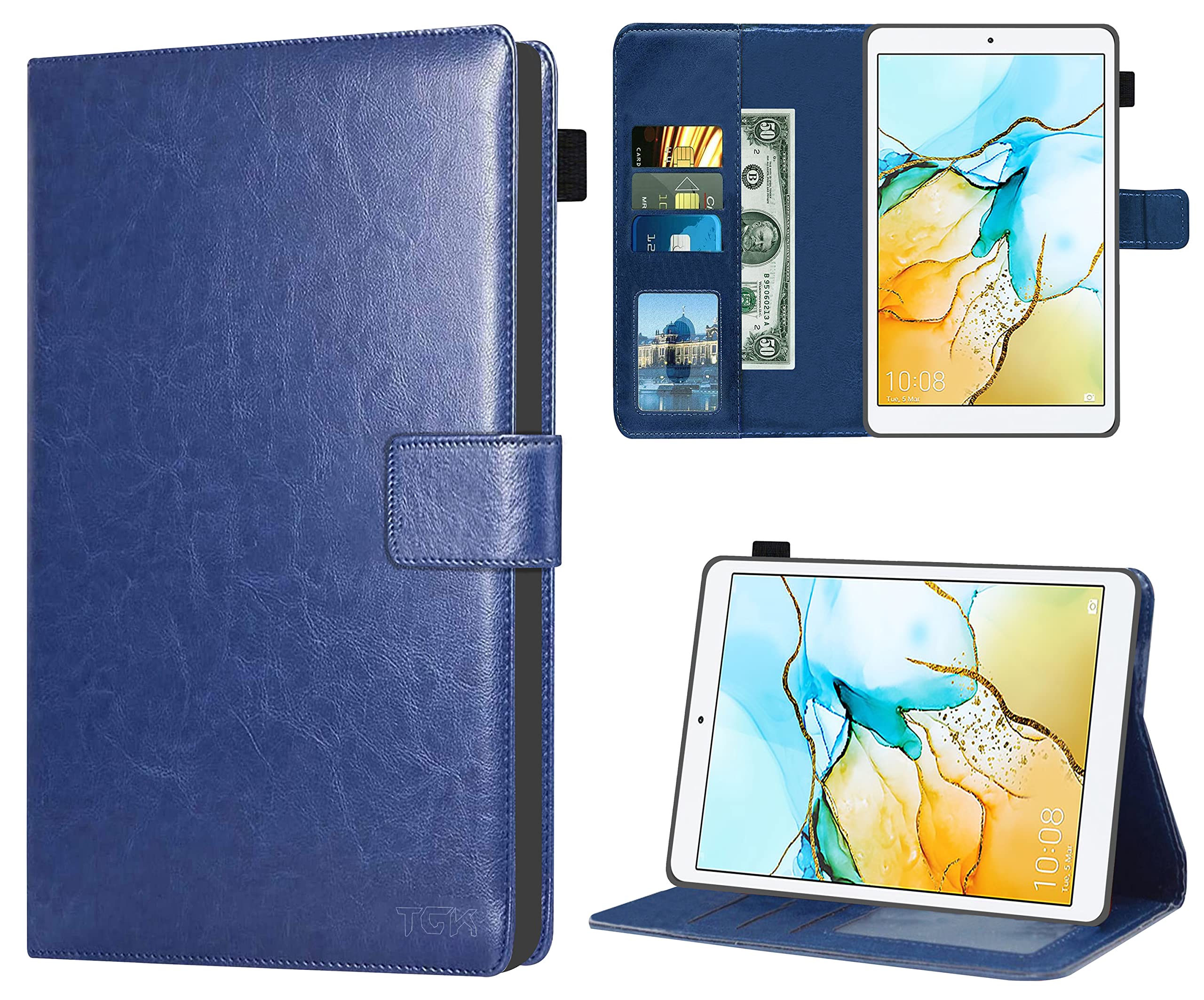 See full amazon price history chart for TGK Multi Protective Wallet Leather Flip Stand Case Cover for Honor Pad 5 8 inch, Blue TGK Multi Protective Wallet Leather Flip Stand Case Cover for Honor Pad 5 8 inch, Blue (B08MPTG2XR) Amazon Price History, Amazon Price Tracker