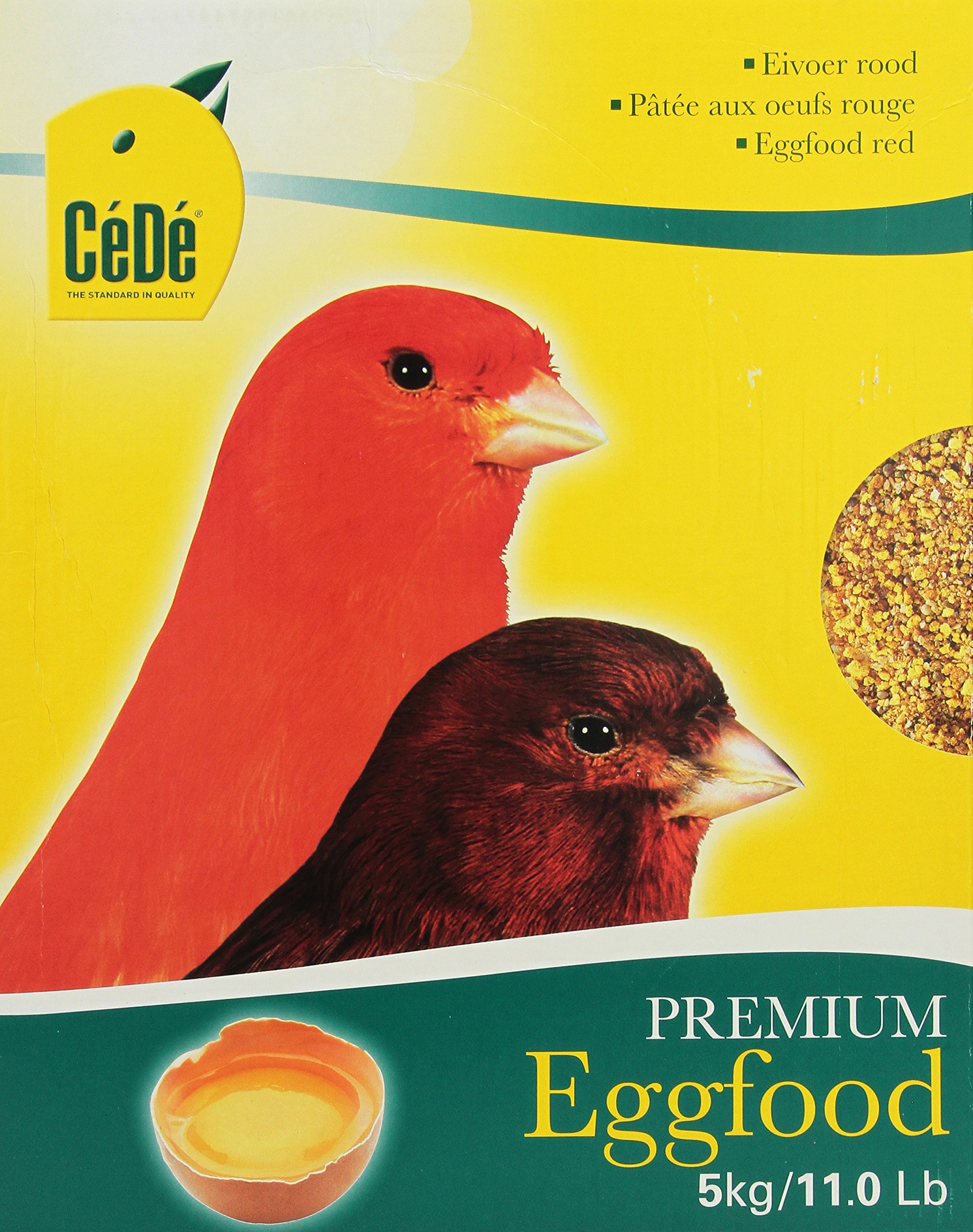 Nobby - 10010 / Cedé - Cibo proteico per Uccelli - Canarino Rosso - 5 x 1 kg