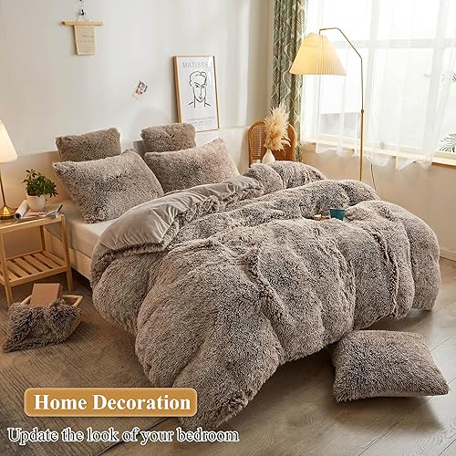 Miniatura 6 de XeGe Fundas de almohada de piel sintética, fundas de almohada de felpa ultra suaves, fundas de almohada decorativas de terciopelo de cristal