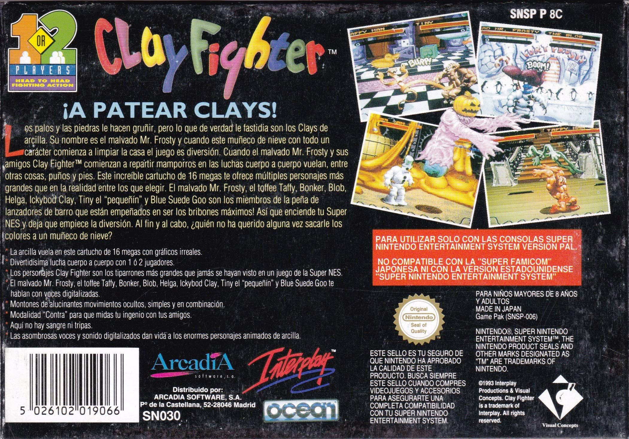 SNES Clay Fighter 海外 スーパーファミコン Clay Fighter : Amazon.fr: Jeux vidéo