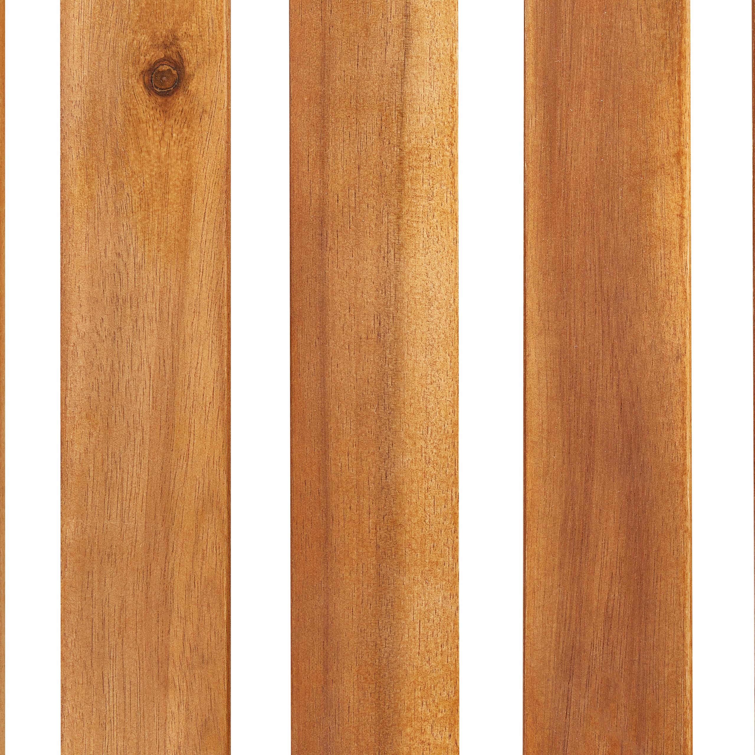 Beliani Tumbona reclinable de Madera de Acacia Clara Blanco Respaldo Plegable Pietralunga