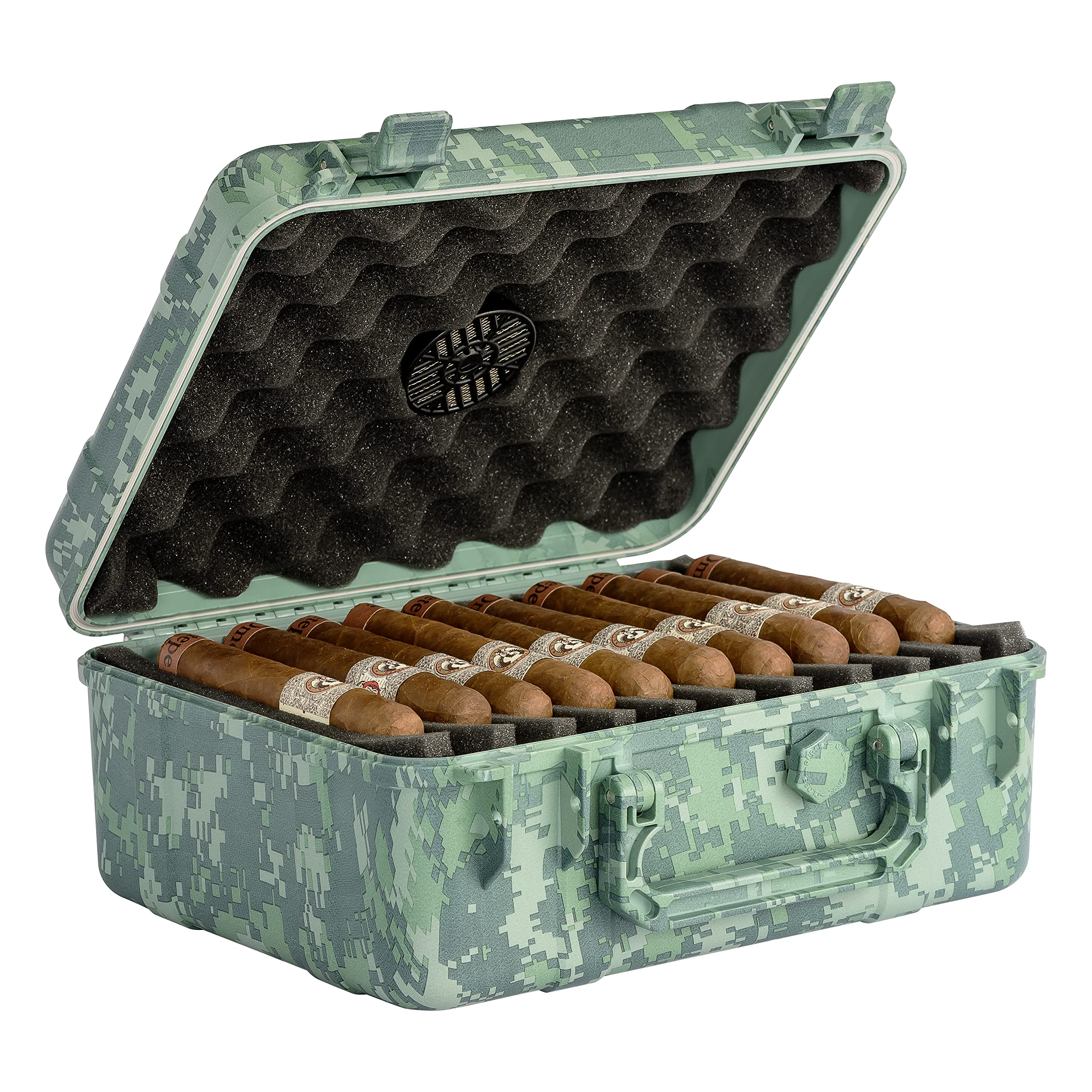 Cigar Caddy 40-Stick Humidor, Camo