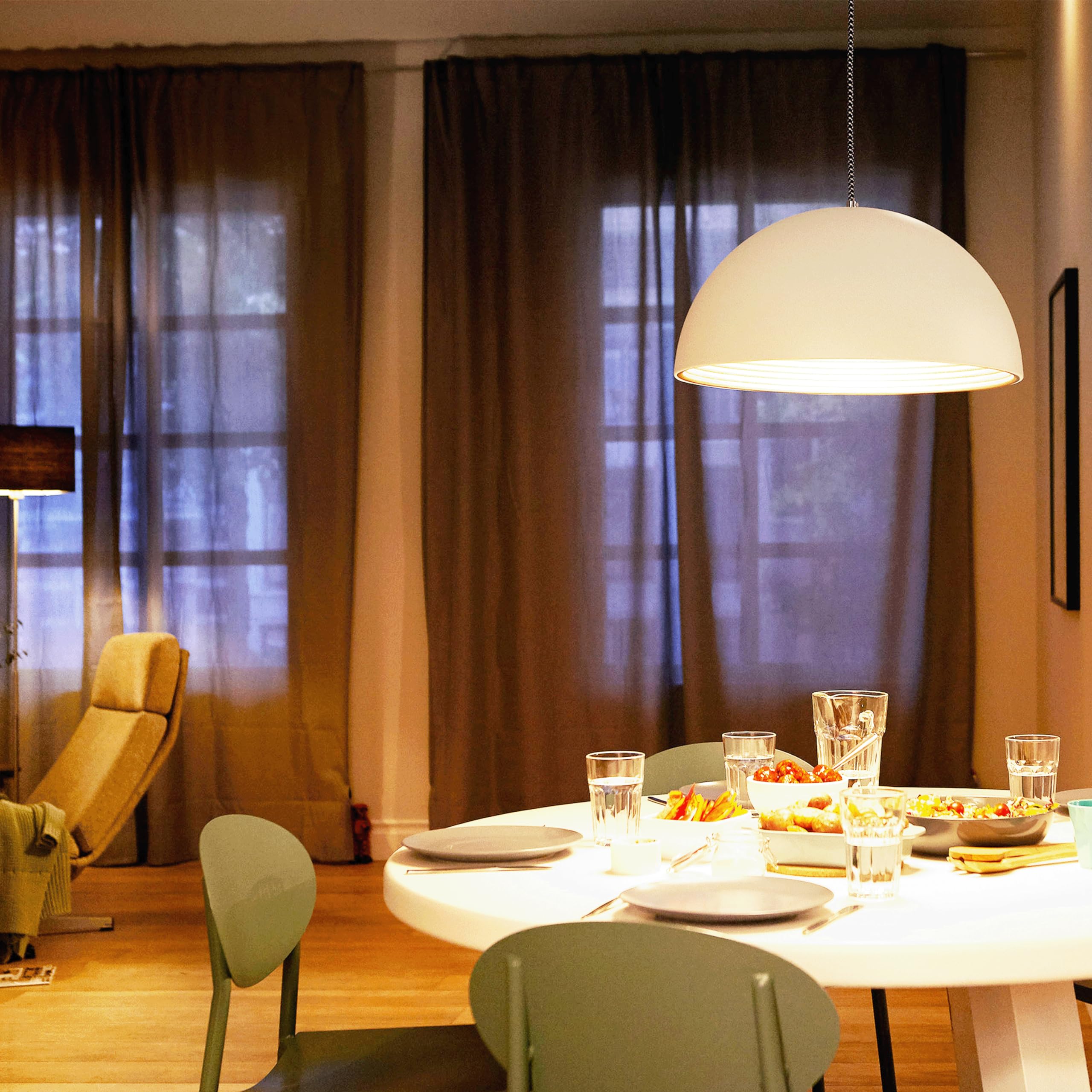LEXMAN - 16er-Set LED-Lampen - 16 x LED Glühbirnen E27-1055 LM - 4,9W entsprechend 75W - Ø 95 mm - 2700K - Warmweiß