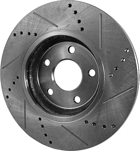 Miniatura 4 de SureStop Kit de disco de freno y pastillas traseras compatible con Mazda 626 1998-2002 juego de 2 ruedas