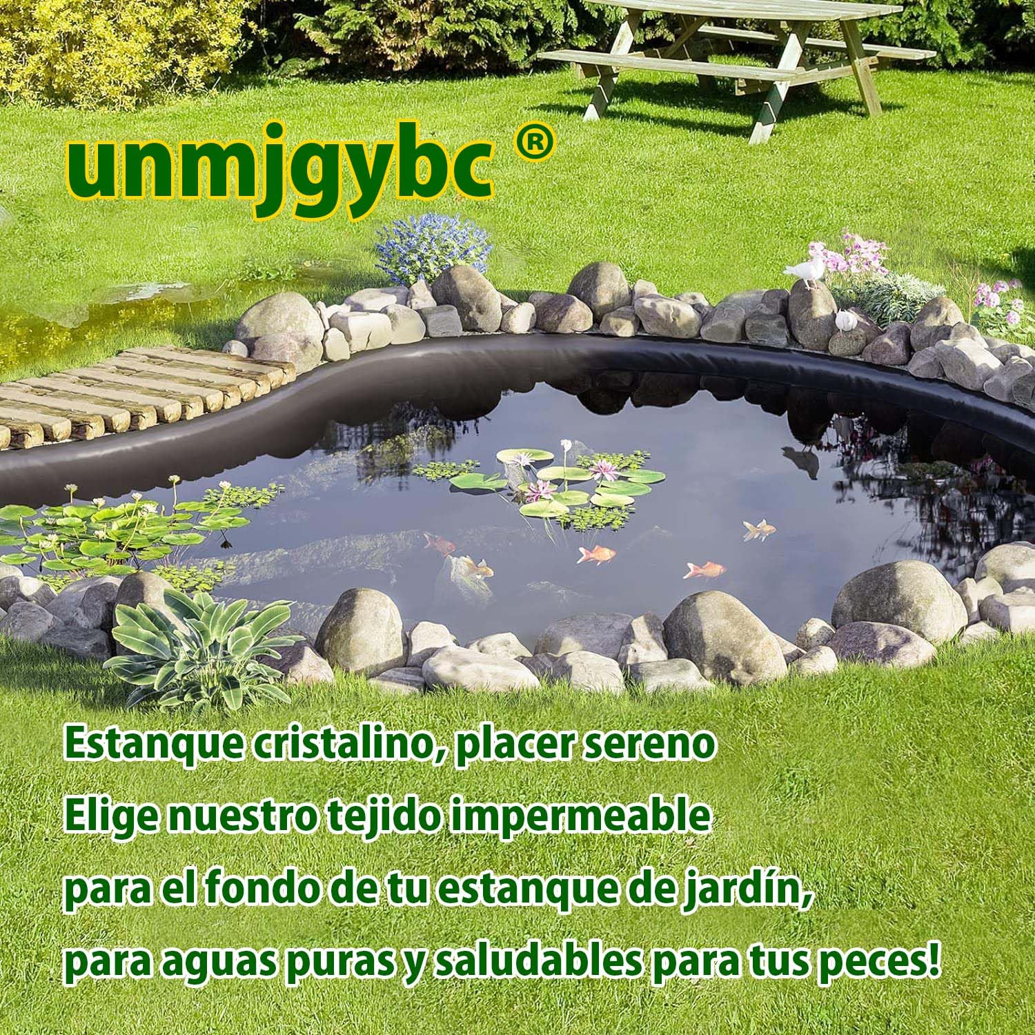 Pond Liner - Película de invernadero de 4 x 9 m, resistente al agua, lámina selladora gruesa para proyectos de tic y fiable