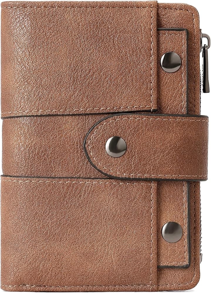 CLUCI Wallet for Women Leather Slim Womens Wallet Bifold Multi Card Holder Organizer Designer with Removable ID Window