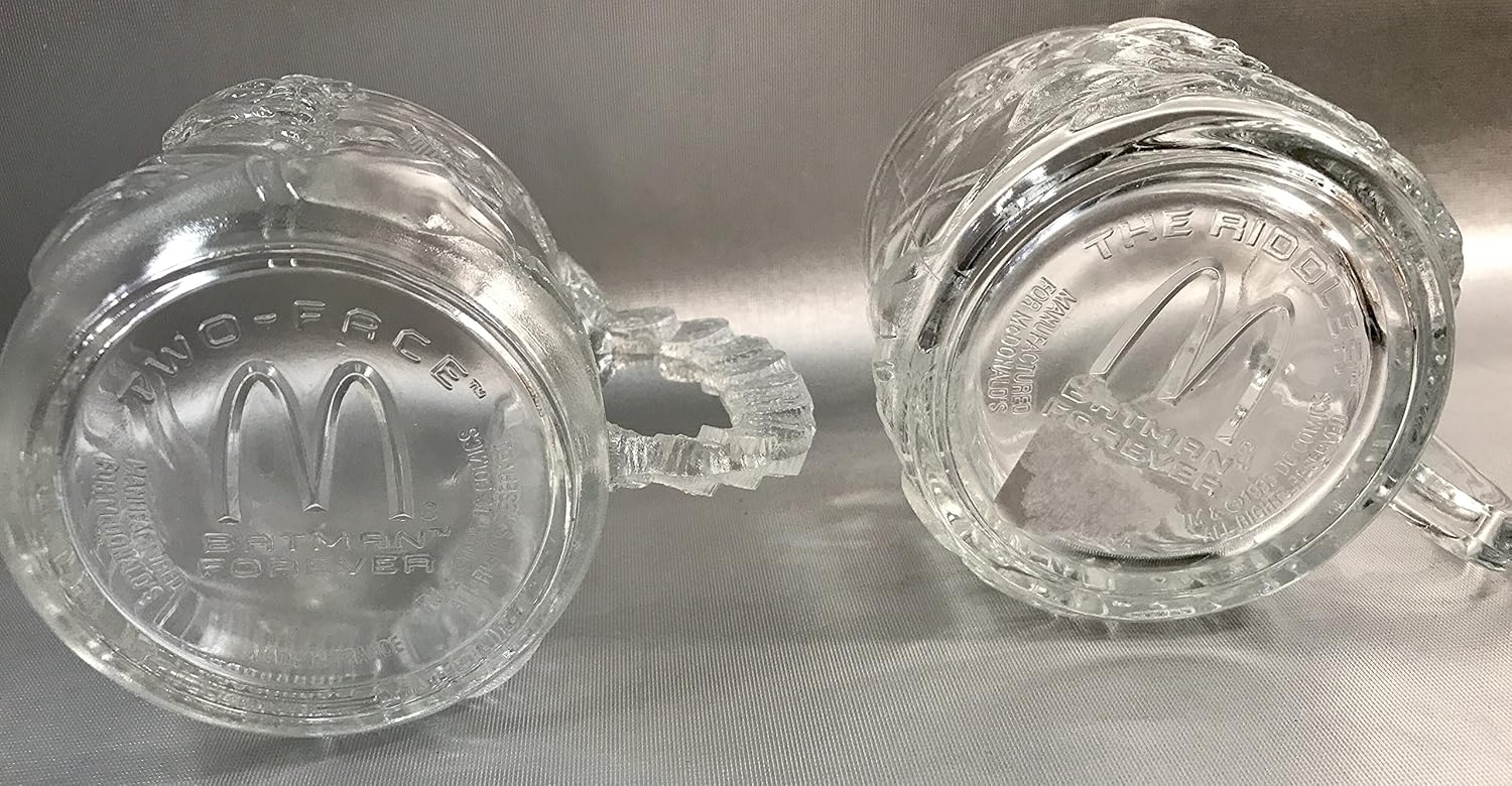 Batman Forever - 1995 McDonald's Glasses - Cups