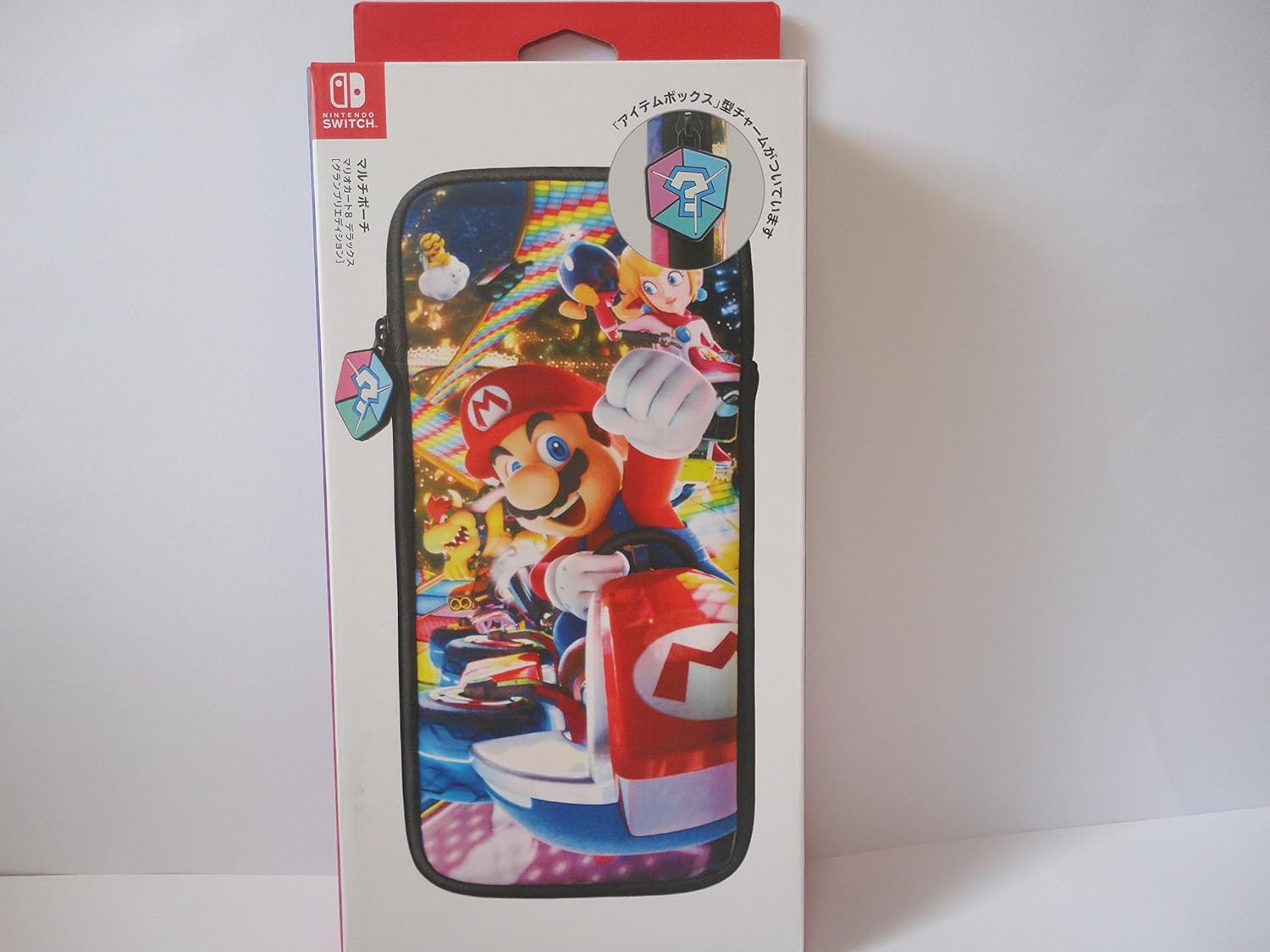 Amazon マリオカート8 デラックス ニンテンドー スイッチ マルチポーチ ゲオ限定デザイン アイテムボックス型チャーム付き マリオカート8 デラックス グランプリエディション 周辺機器 アクセサリ Amazon マリオカート8 デラックス ニンテンドー スイッチ マルチポーチ ゲオ限定デザイン アイテムボックス型チャーム付き マリオカート8 デラックス グランプリエディション 周辺機器 アクセサリ
