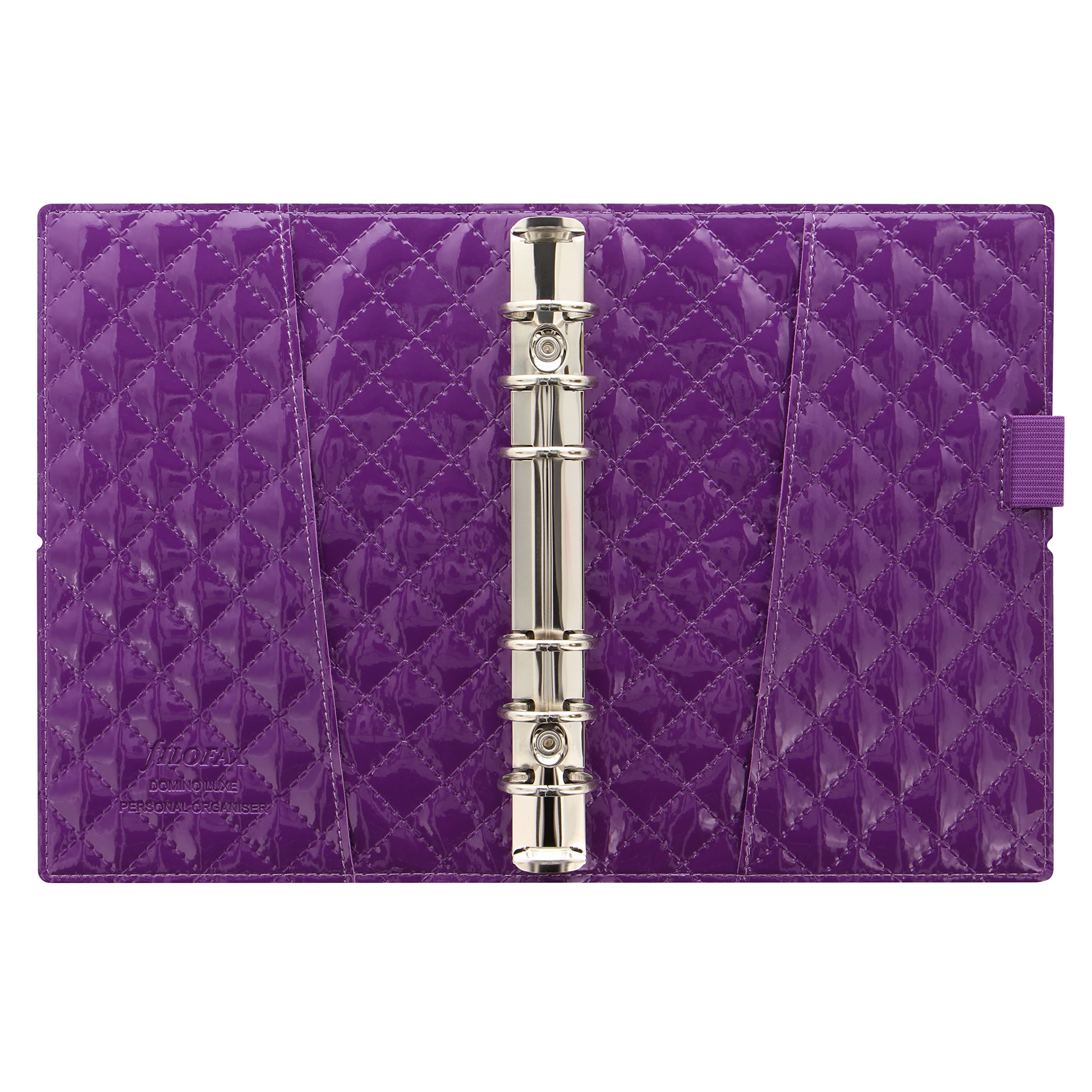 Filofax Domino Luxe Organizer Personal Size Purple - View #13