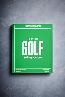American Golf Personalised Sporting Newspaper UK History Book - Sports Fan Gift - Golf History Told Through Archive Newspaper Coverage (American Golf)