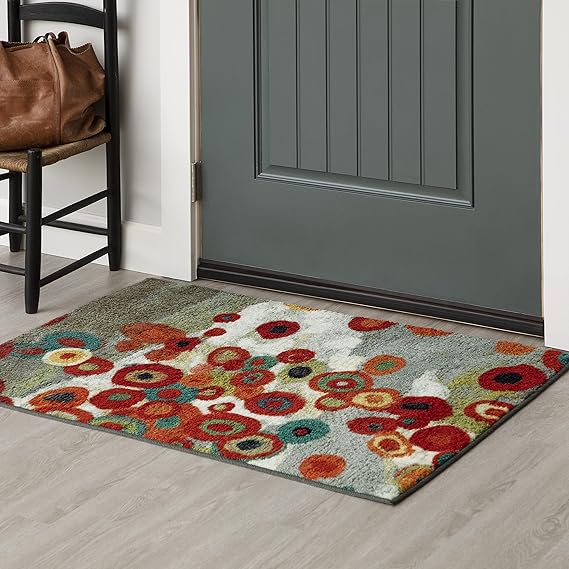 Mohawk Home Tossed Floral Abstract Accent Area Rug, 2'6"x3