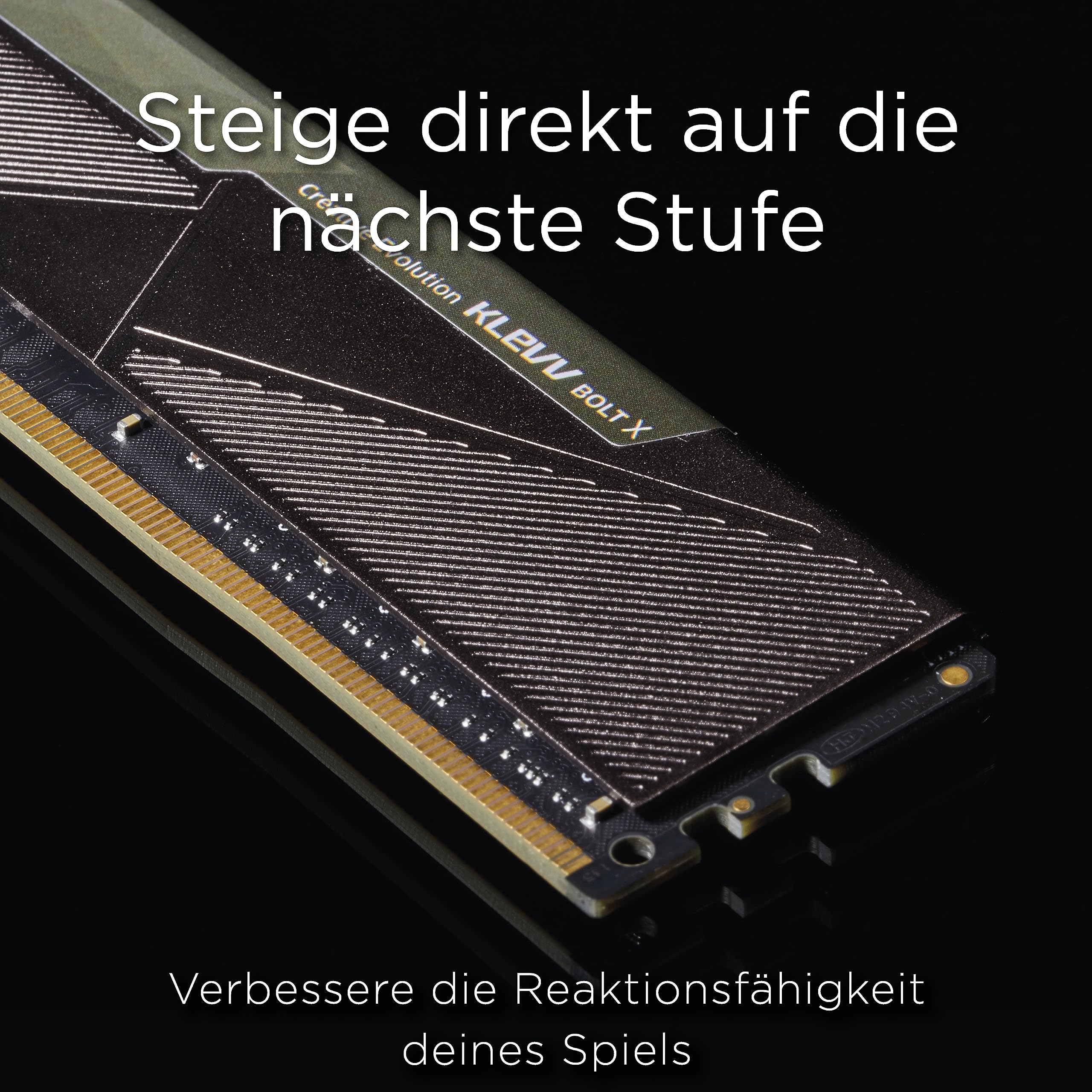KLEVV BOLT X DDR4-3200 8GB 4枚セット KLEVV BOLT X DDR4 32GB 3200MHz CL16 Gaming-Arbeitsspeicher RAM Kit