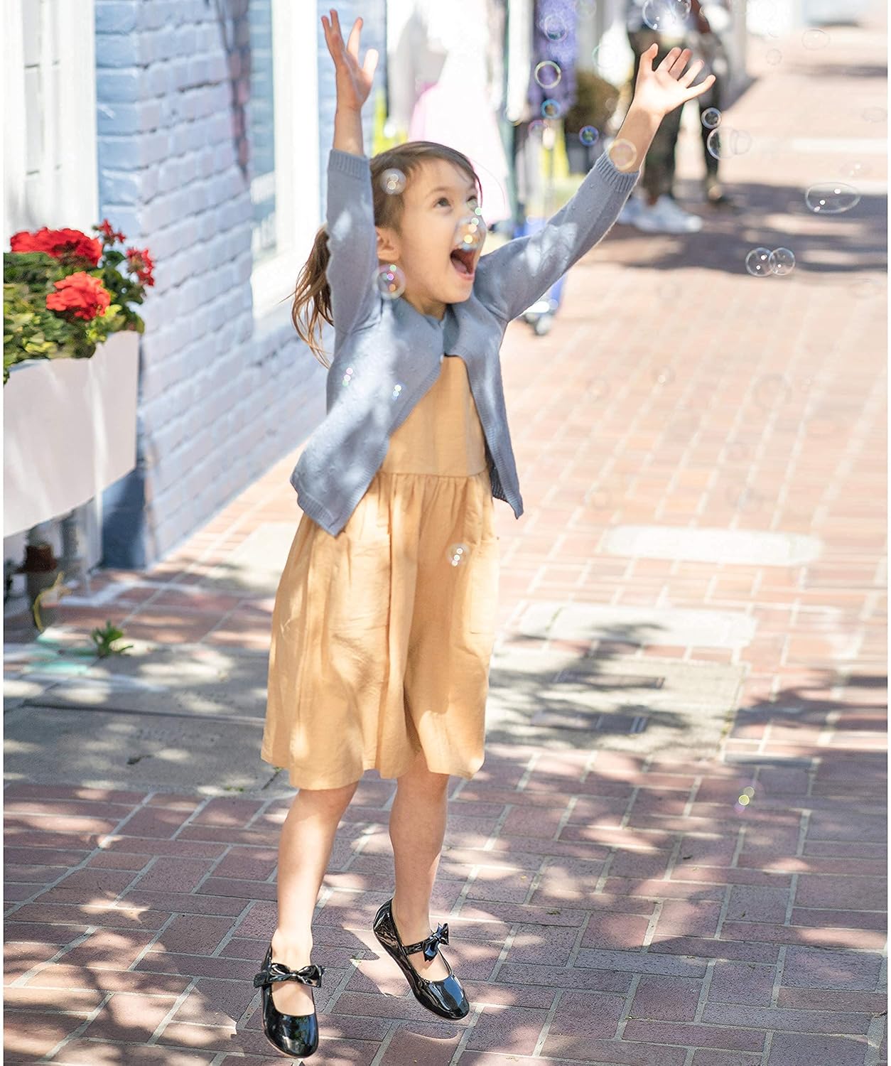 Felix & Flora Toddler Flower Girl Dress Shoes - Girl Ballet Flats Party School Shoes Wedding - Image 2