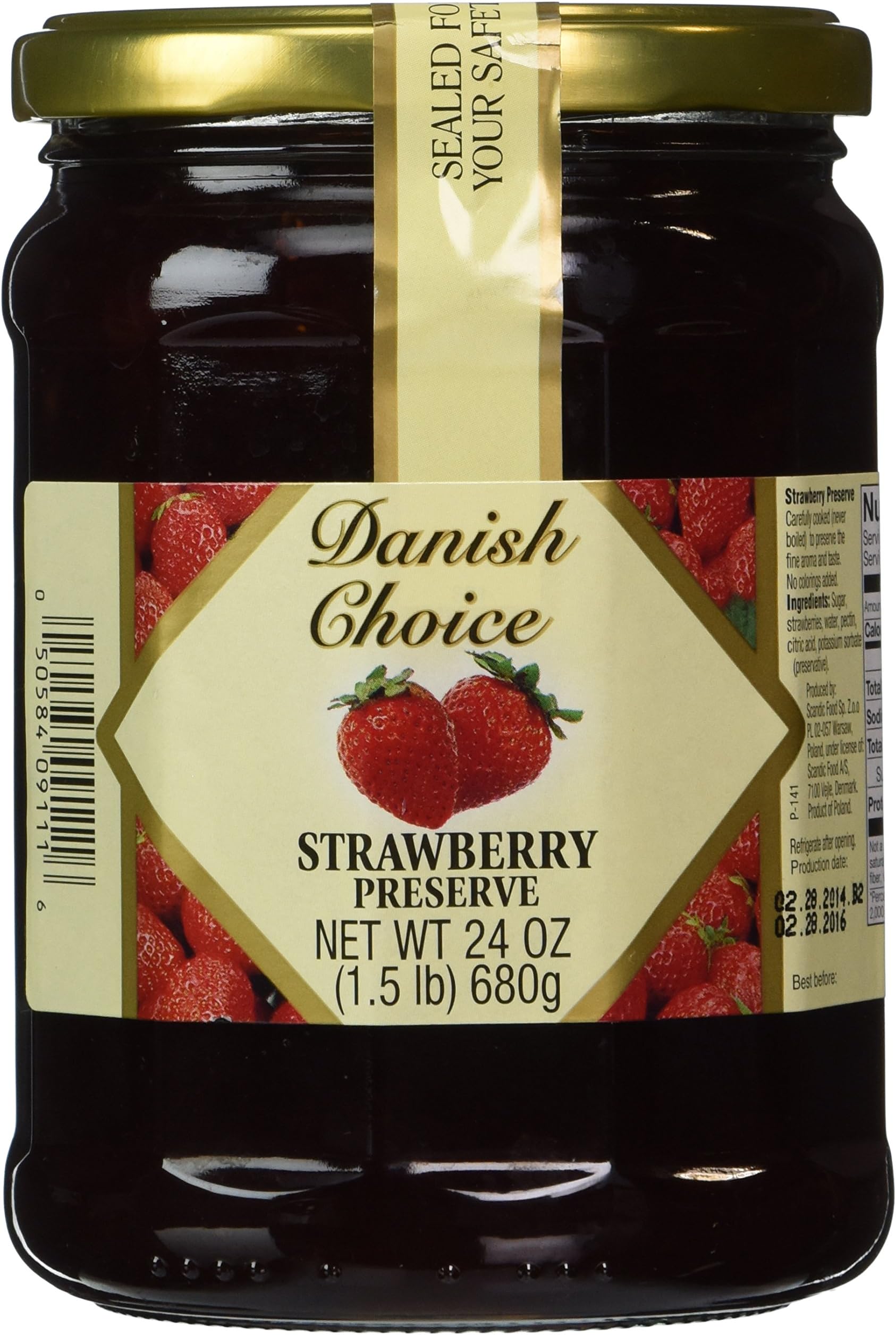 Danish Choice- Strawberry Preserve (Jam and Jelly)
