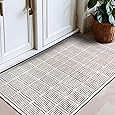 Rugshop Marbella Bohemian Stripes Washable Non Slip Area Rug 2' x 4' Beige