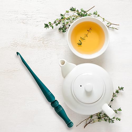 Miniatura 3 de Ommi - Ganchos de ganchillo con mango ergonómico, gancho de ganchillo hecho a mano de 7 pulgadas, aguja de tejer, tejido de hilo artesanal, el mejor