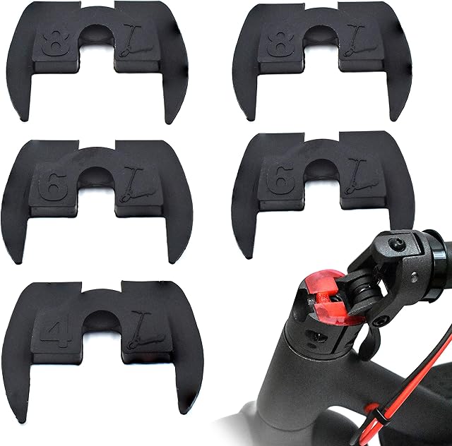 myBESTscooter - 6 Piece Rubber Vibration Dampers For Xiaomi M365 1S 3 Essential Pro 2 Avoid Damping Rubber Electric Scooter Replacement Part Accessory