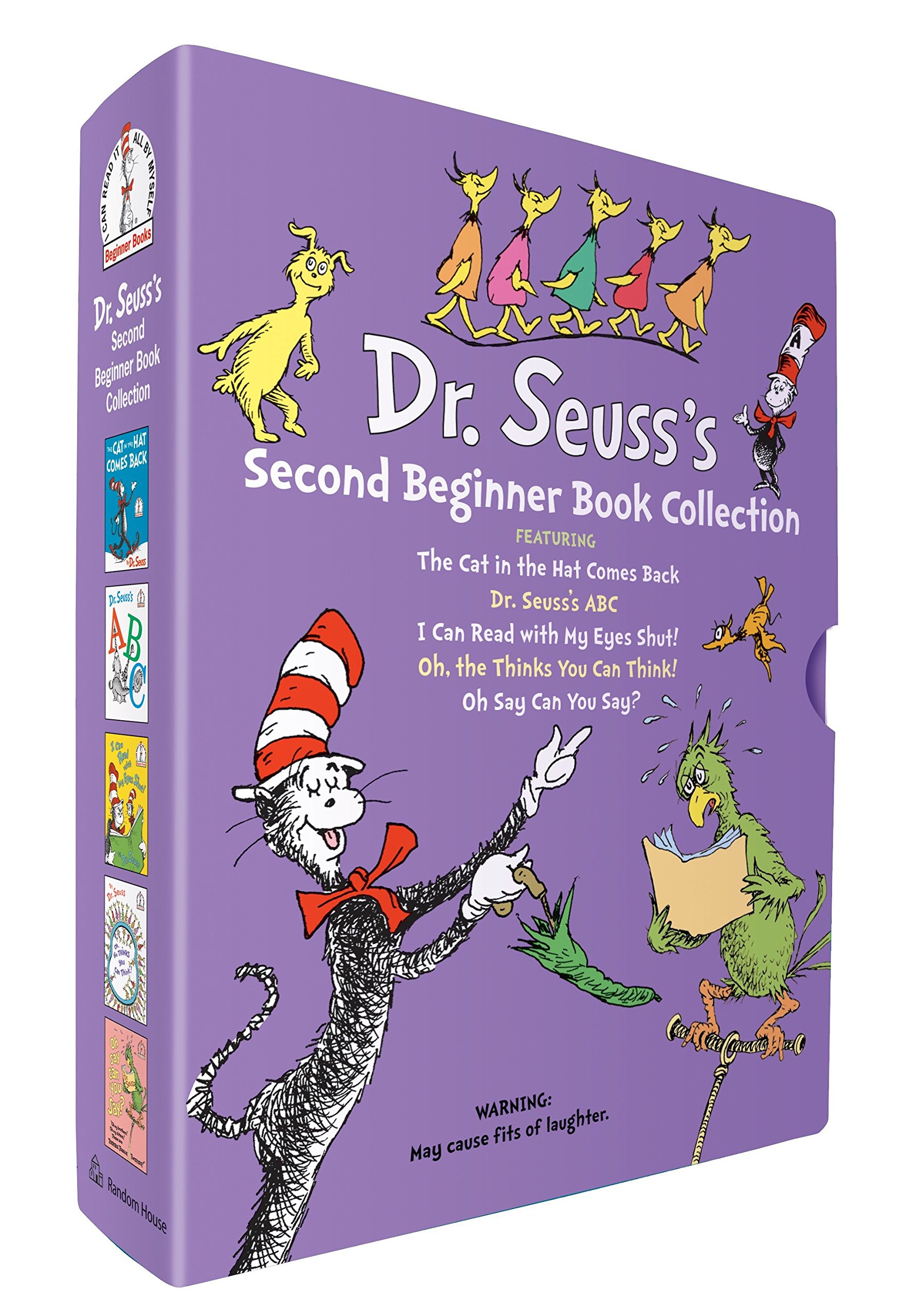 Dr. Seuss's Second Beginner Book Collection: The Cat in the Hat Comes Back; Dr. Seuss's ABC; I Can Read with My Eyes Shut!; Oh, the Thinks You Can Think!; Oh Say Can You Say? (Beginner Books(R))