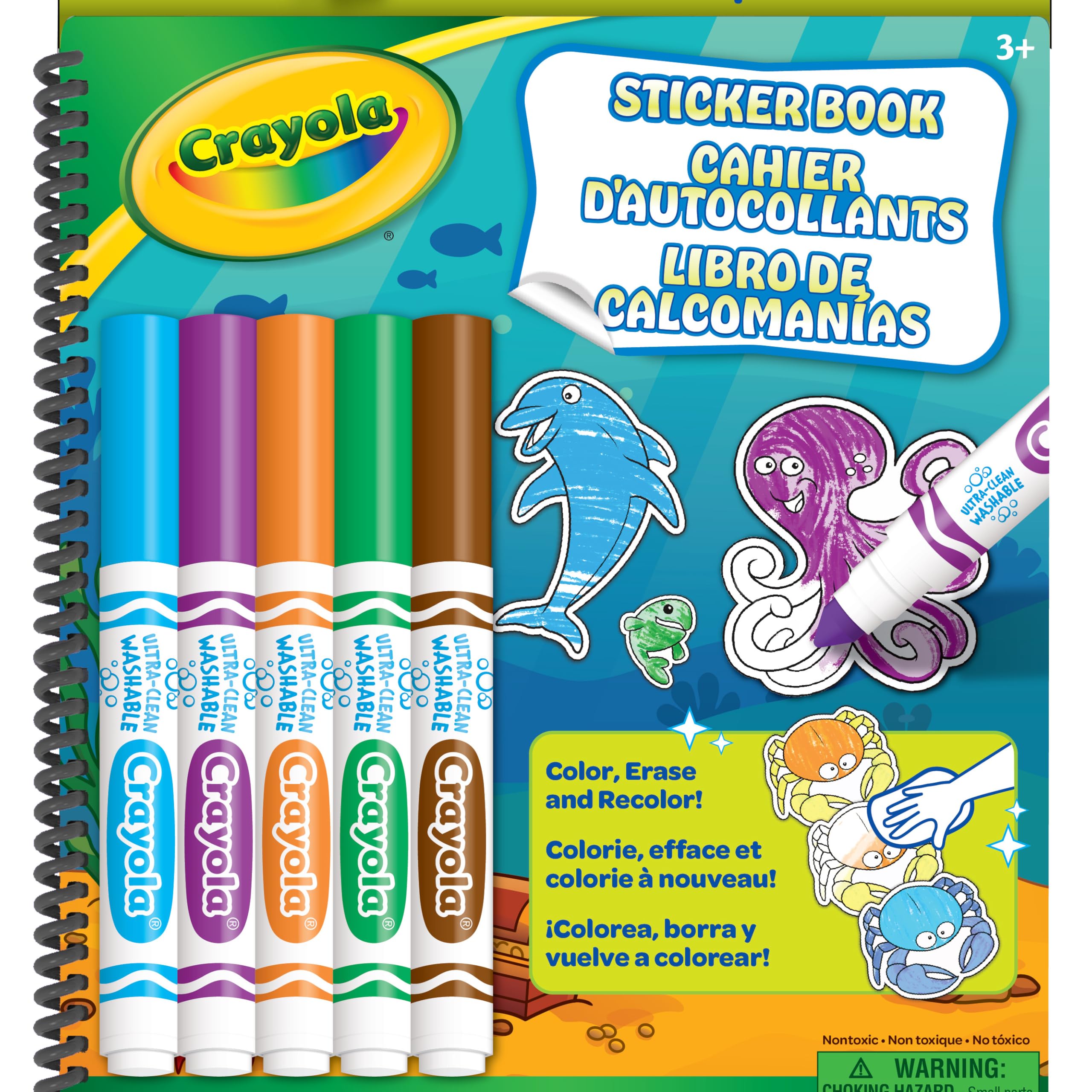 LLC Repositionable Sticker Book