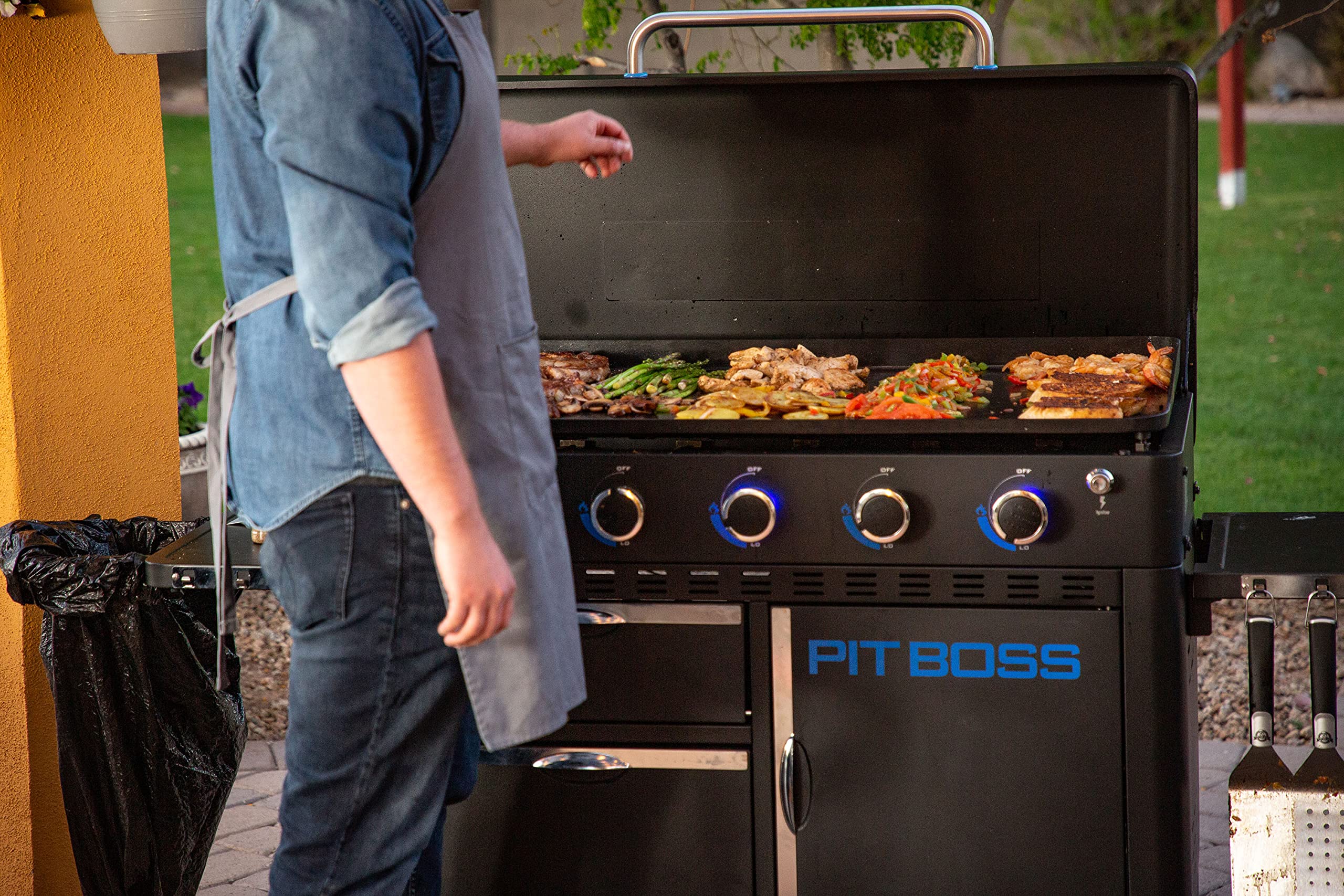 PIT BOSS Plancha Ultimate 5 palników na wózku