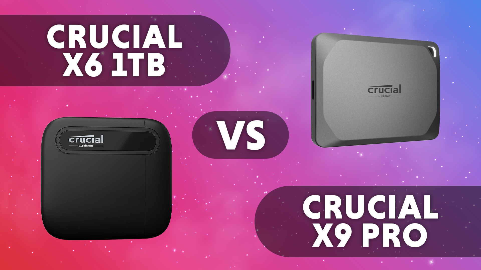 Watch Crucial X6 1TB X Crucial X9 Pro Comparison #thisorthat on