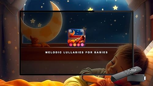 Dreamy Lullabies - Melodias calmantes para bebês - Ruído branco - Compatível com Fire TV e Tablet