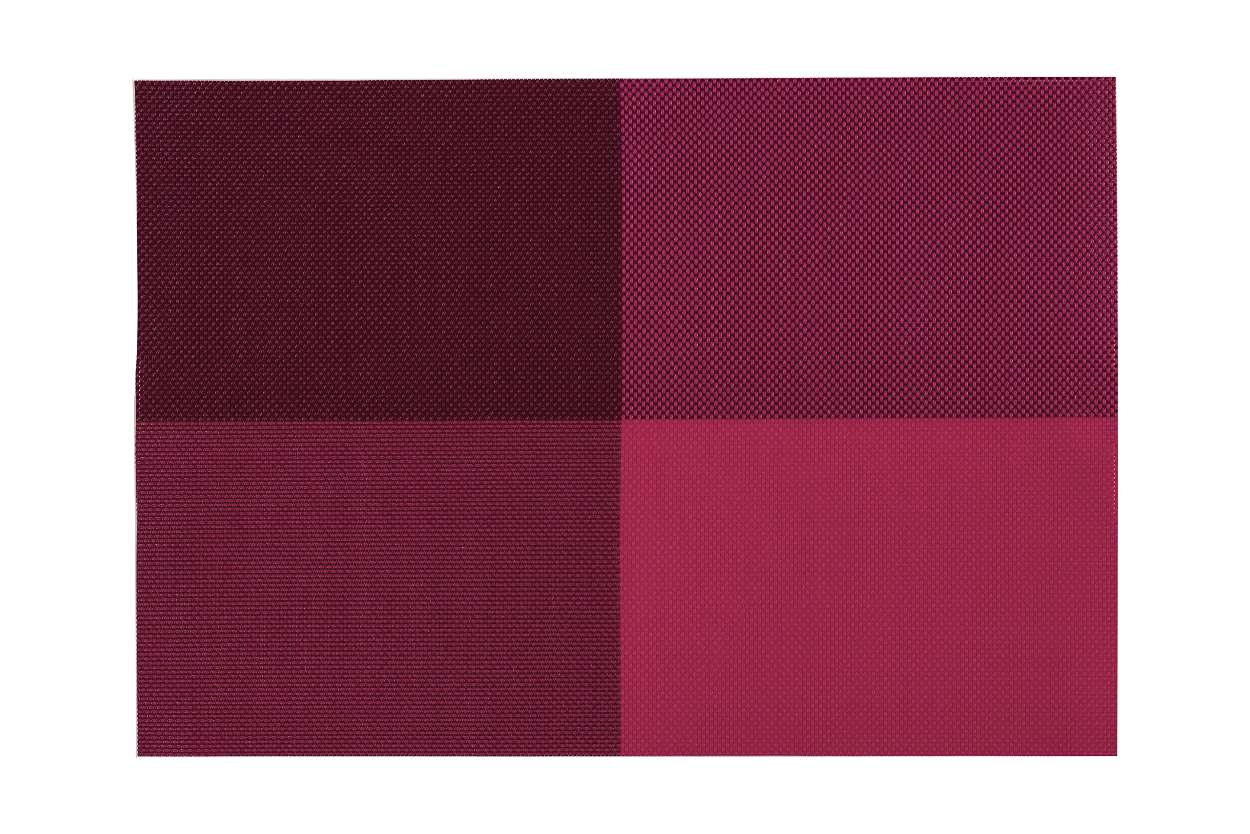 Premier Housewares Pvc Grid Design Placemats - Set Of 4 Pink