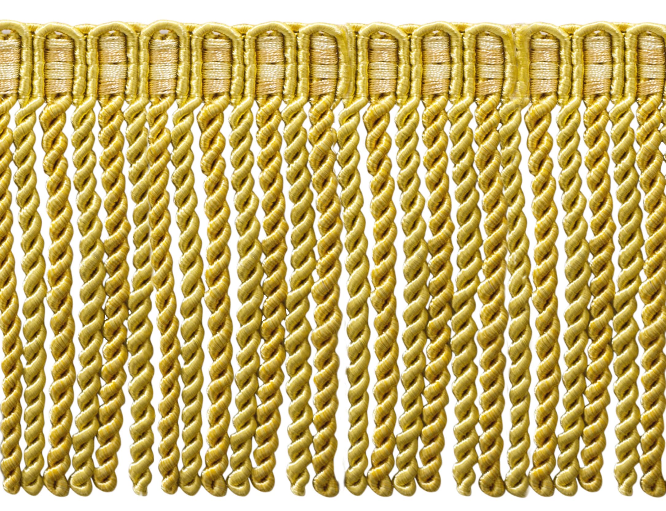 Frange or 15cm pour customisation abat-jour et coussins de salon - 24m