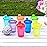 Youngever 7 Pack Kids Sippy Cups - 7 Assorted Color Sippy Cups for Infant, Toddler