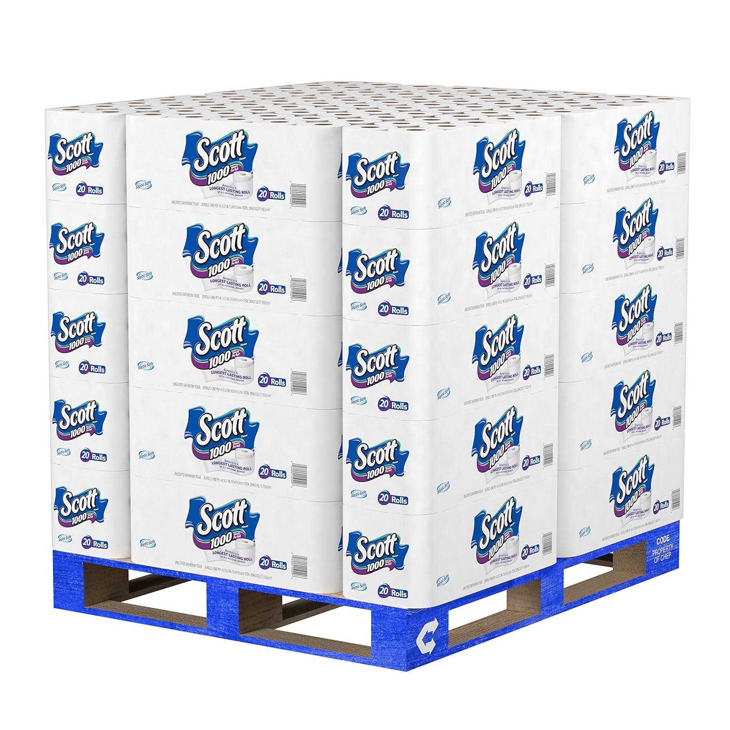 Scott 1000 Professional Series Bulk Toilet Paper, 1000 Sheets Per ...