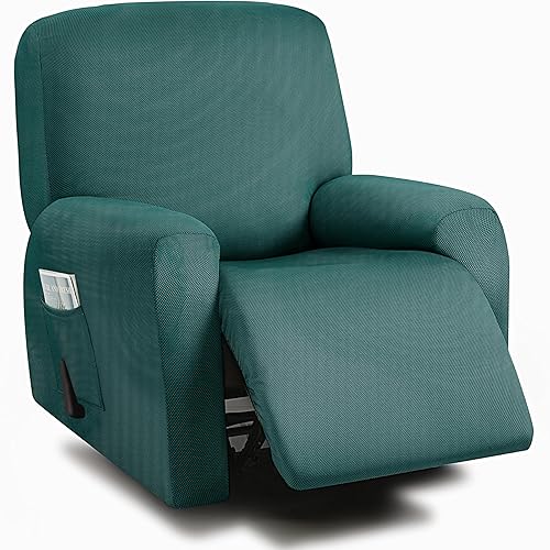 Miniatura 31 de ULTICOR Funda de sofá reclinable extra ancha de 75 a 100 pulgadas, funda de sofá reclinable de 2 plazas, tela de hilo de 6 piezas, fundas de sofá