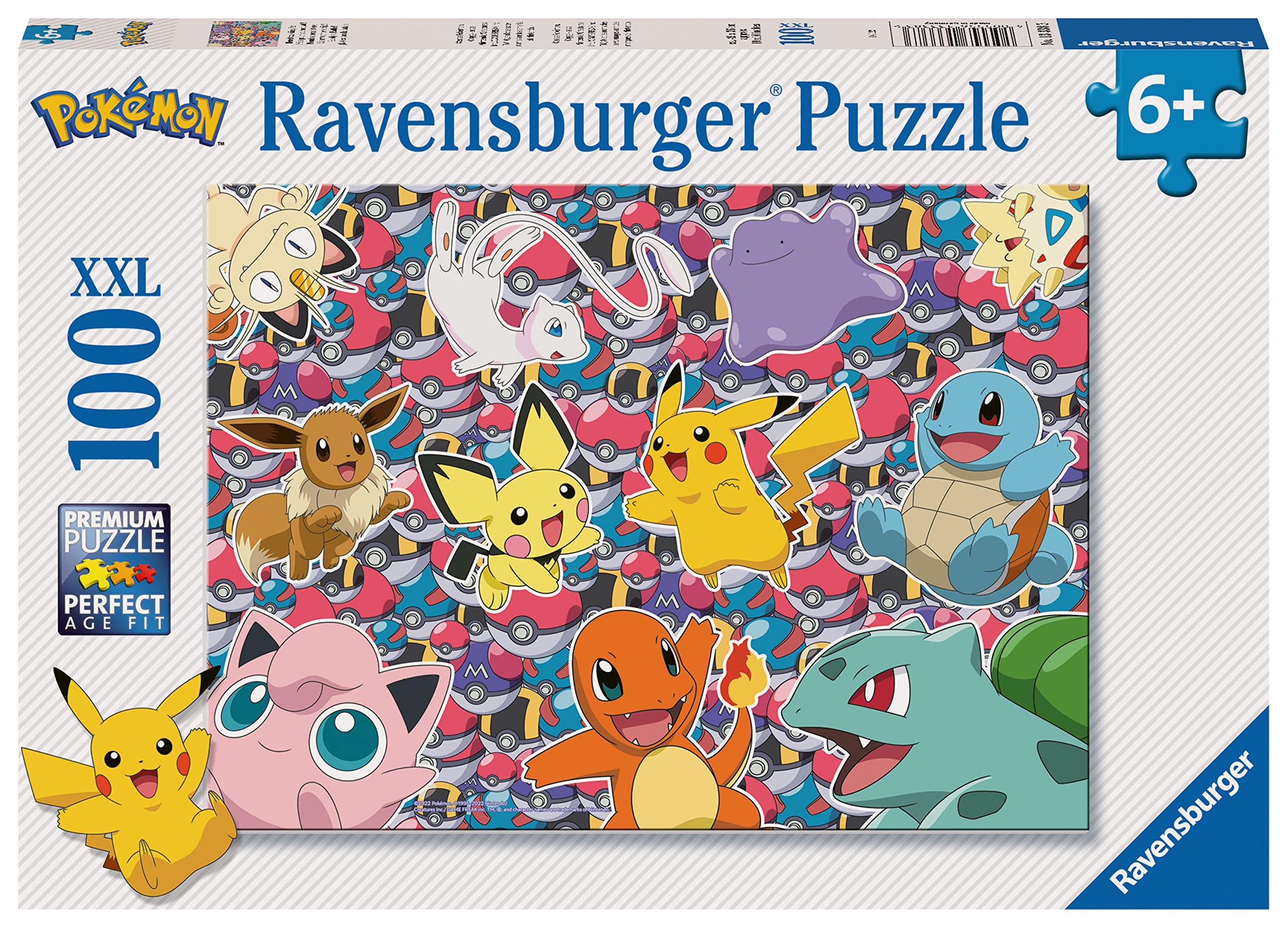 Ravensburger Pokemon Pikachu Toys Xxl Jigsaw Puzzle 100Pc