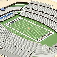 Vista 83 de YouTheFan NCAA Oklahoma Sooners - Arte de pared 3D de 5 capas con vista al estadio, Gaylord Family Oklahoma Memorial Stadium, 13.00 x 17.00 pulgadas