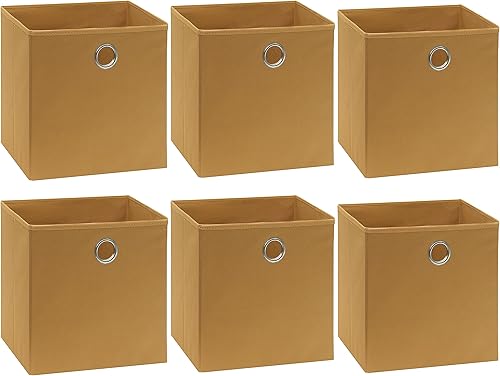 Vista 76 de Simple Houseware - Cubos plegables para almacenamiento, con asas Gris