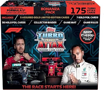 Topps F1 Turbo Attax Trading Card Game Bonanza Pack