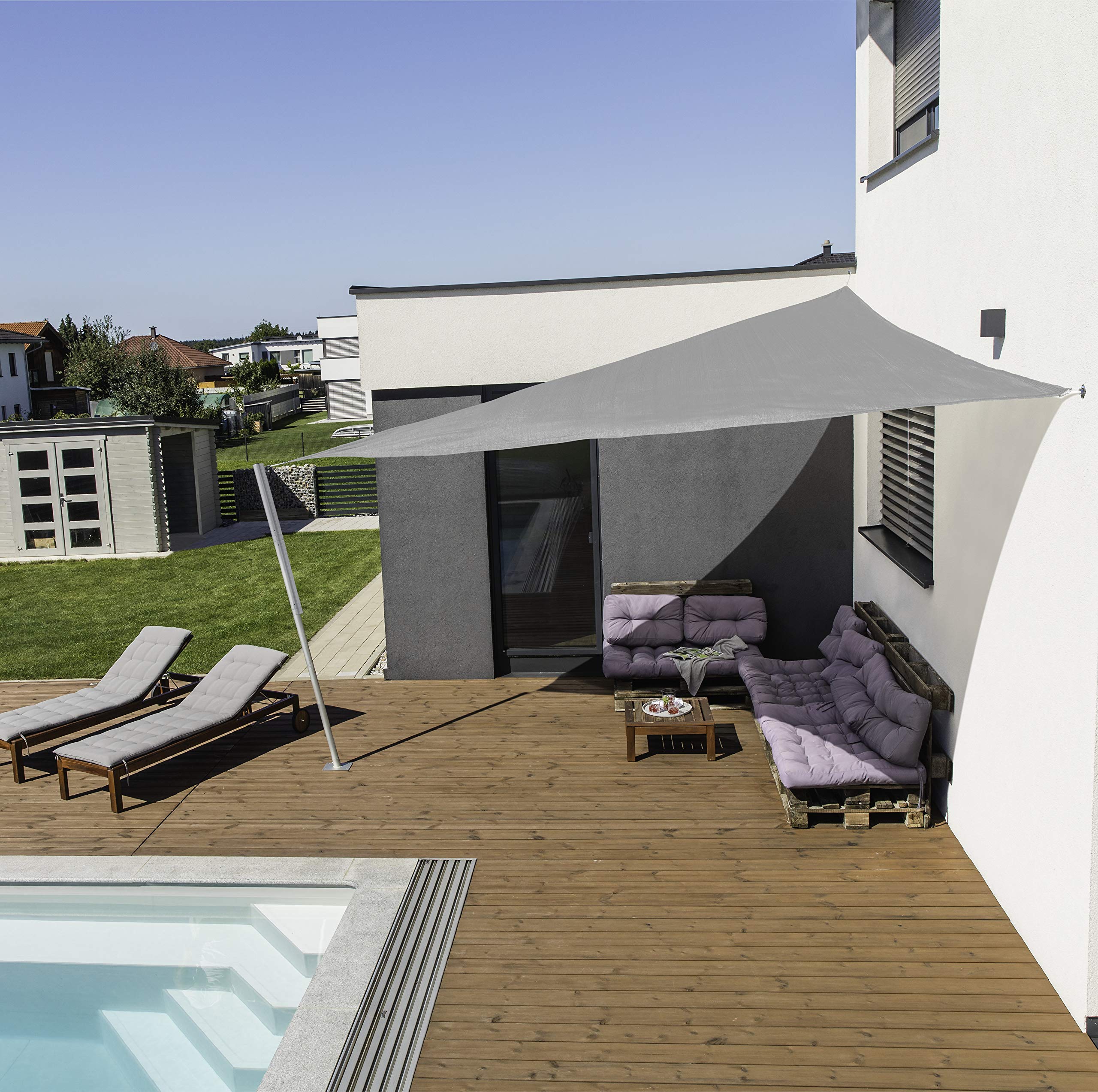 windhager sonnensegel 5x5 Capri Dreieck 5 x 5 m (gleichschenkelig), Sonnenschutz für Garten & Terrasse, UV- und witterungsbeständig, grau Baby headrush core Eachine EV100 Goggle Review Color:SCARLET