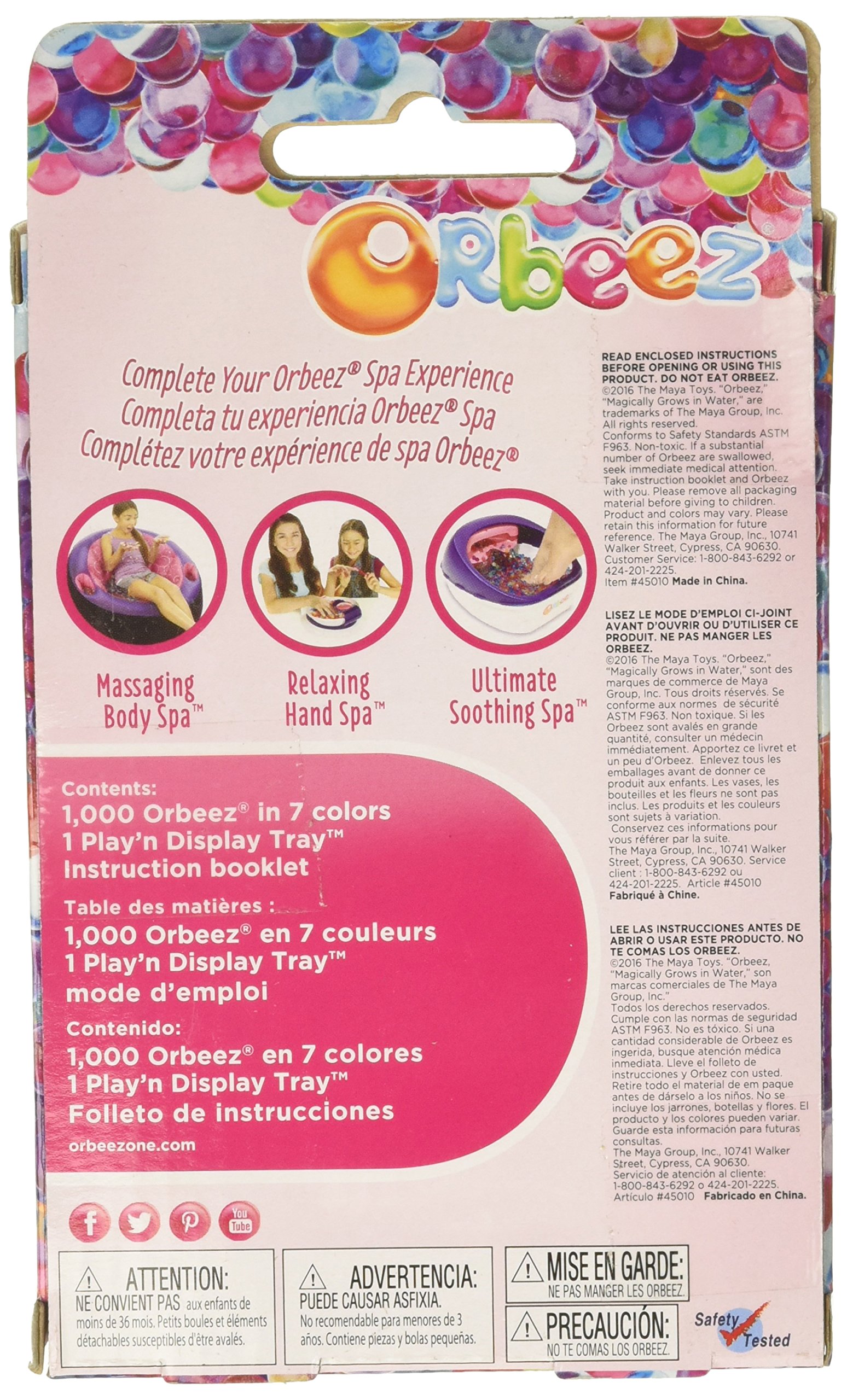 Orbeez Color Pack Refill Kit (Teal, Orange, Blue) by Maya Group - Image 2