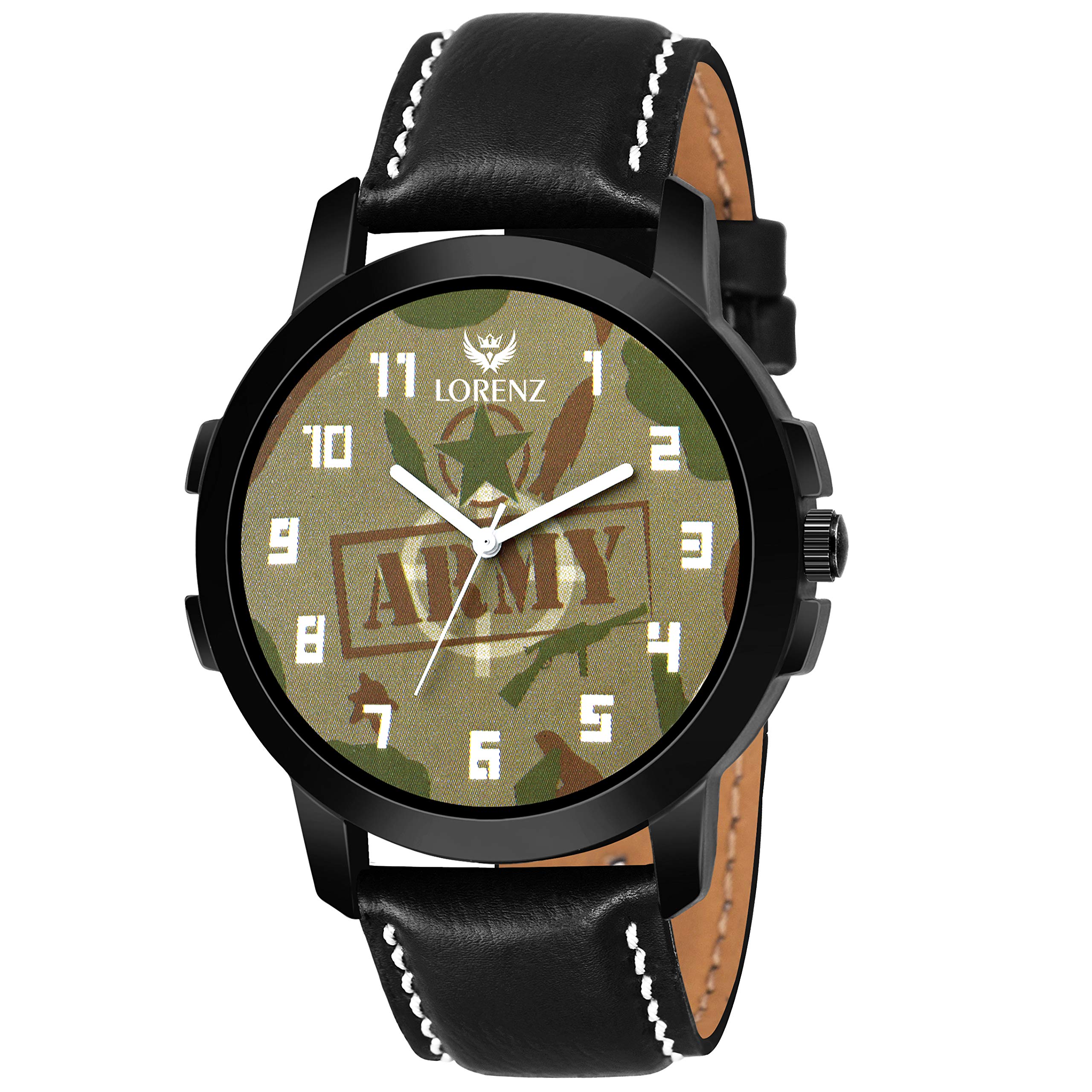 LORENZ Army Dial Wrist Watch for Men|Watch for Boys |MK-2067W (B07RF7C19N) Amazon Price History, Amazon Price Tracker
