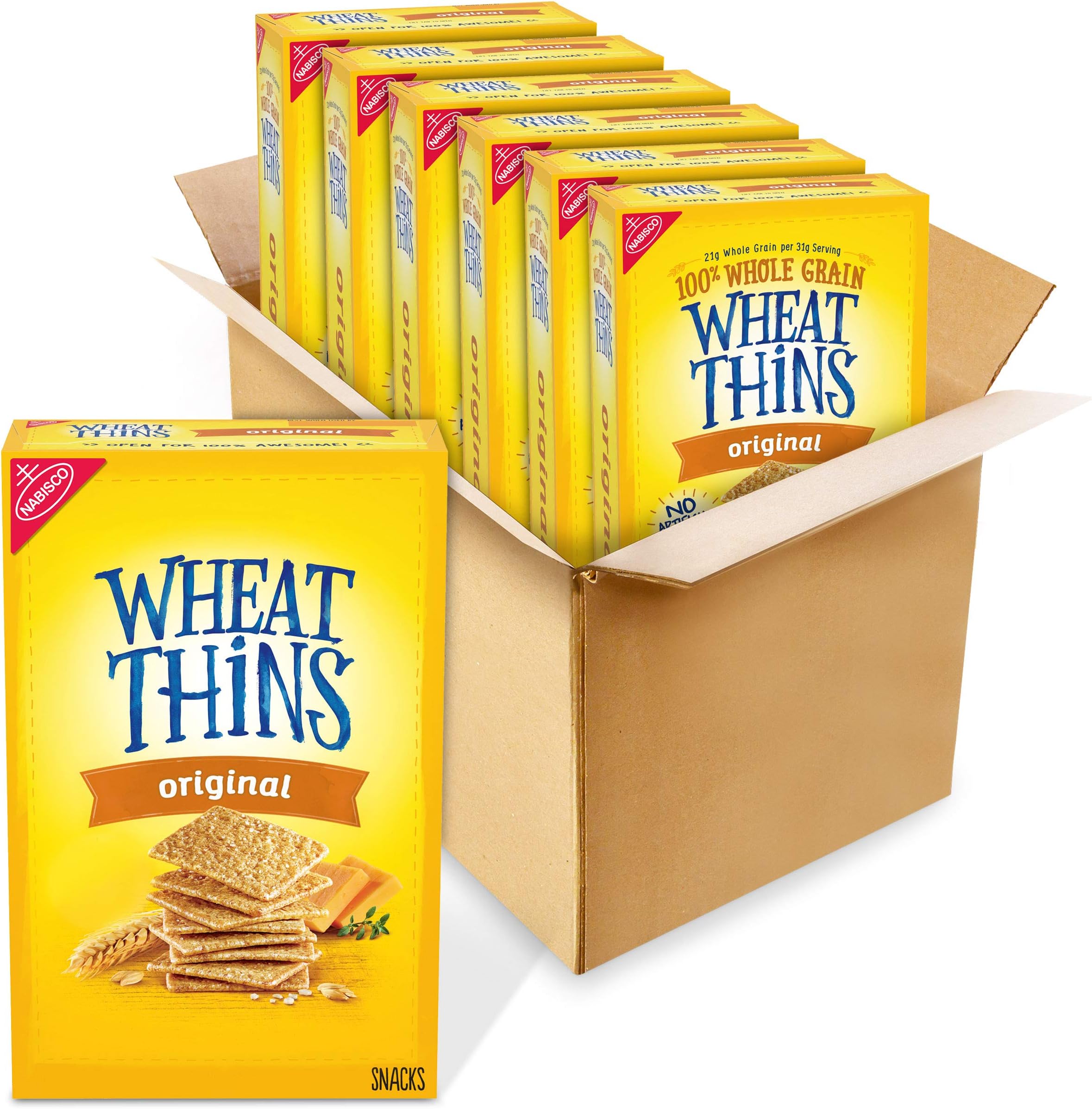 Wheat Thins Original Whole Grain Wheat Crackers