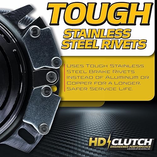 Miniatura 6 de HD Switch HiTorque 125 pies-libras (OEM es 105) 717P05398 Polea Billet Embrague PTO para Cub Cadet ZT2-60 ZT3-60 ZTS2-60 2019 a 2023 con embrague de