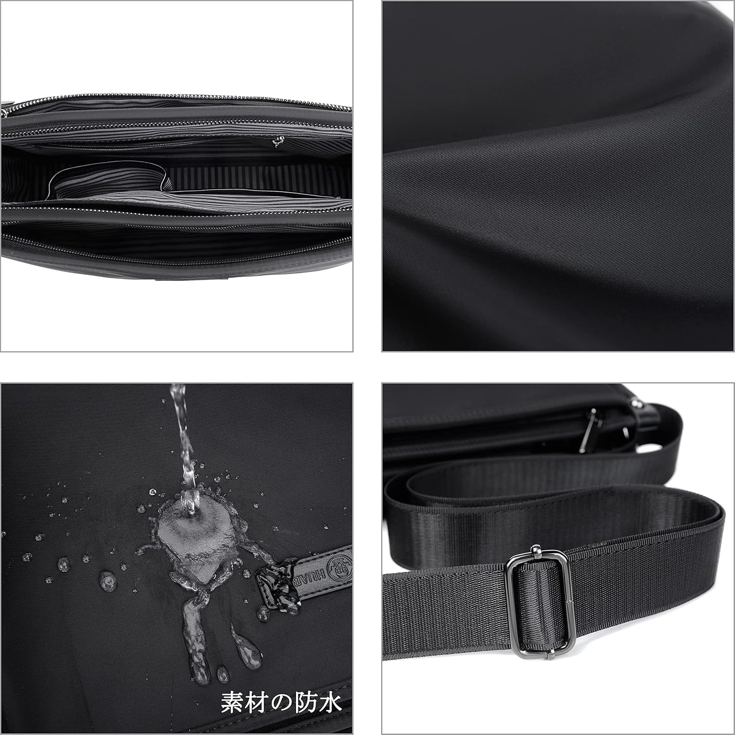 FSD.WG Messenger Bag for Work & Business Travel for Men Waterproof Durable Shoulder Bag