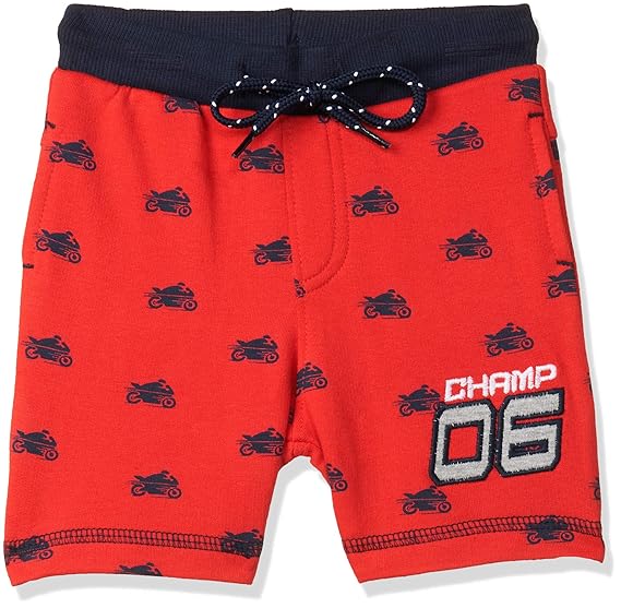 Max Applique Drawstring Waist Shorts