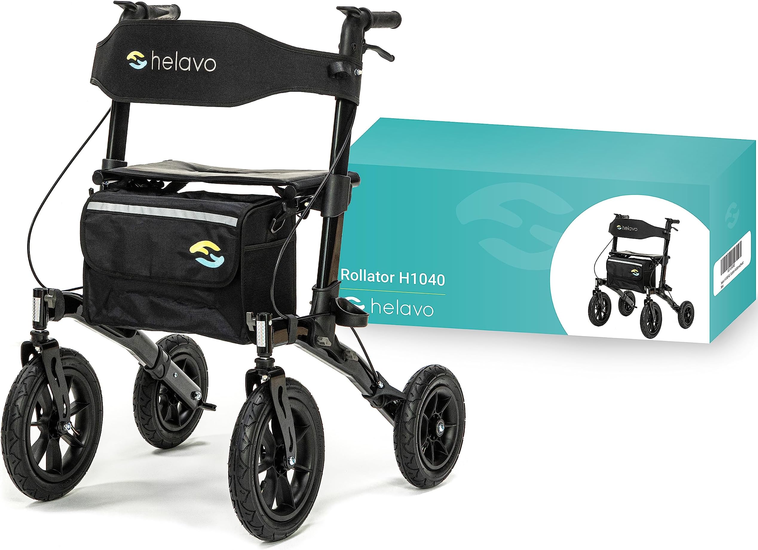 Drive Medical RTL10266BK Nitro Foldable Rollator Walker